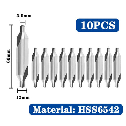 Hss Mittel bohrer für Metall 6 stücke Mittel bohrer Set Bohrloch zentrieren Bohrer Fräser Bohrer Set m35 Cen terin for bohren