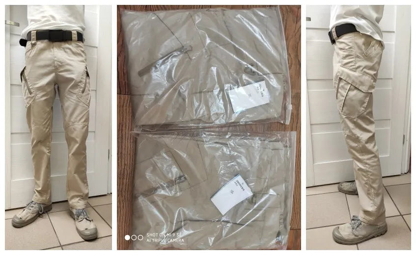 IX9 City Military Tactical Pants Men SWAT Combat Army Pants Casual Men Hiking Pants Outdoors Trousers Cargo Waterproof Pants.