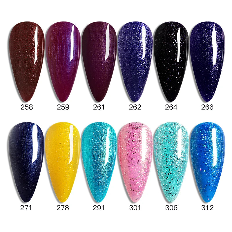 Ibdgel 12 Colors 15ML Nail Gel Polish Nail Accessories Semi-permanent Varnish Nail Art Nail Soak Off LED UV Gel Nail Venalisa