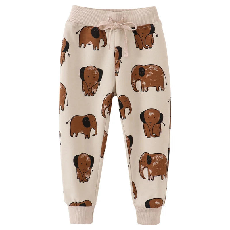 Little maven Spring Suit for Boys Clothing Sets Animal Elephant Boys Boutique Outfits 4Years Kids Clothes Cotton Sweatshirt Pant