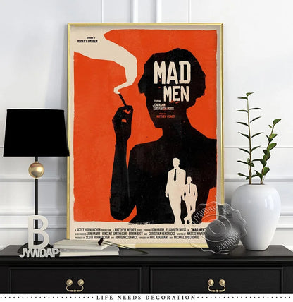 Mad Men Season TV Series Canvas Painting Wall Art Home Poster Art Decor Painting Wall Pictures Living Room Modern Decoration.
