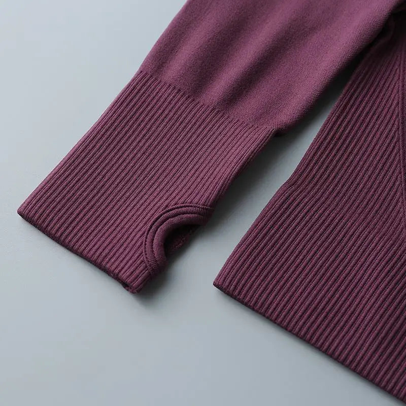 2/3/4pcs Seamless Gym Set Sport outfit Suits for Fitness Clothing Yoga Set For Women Sportswear Yoga Clothes Woman Active Wear.