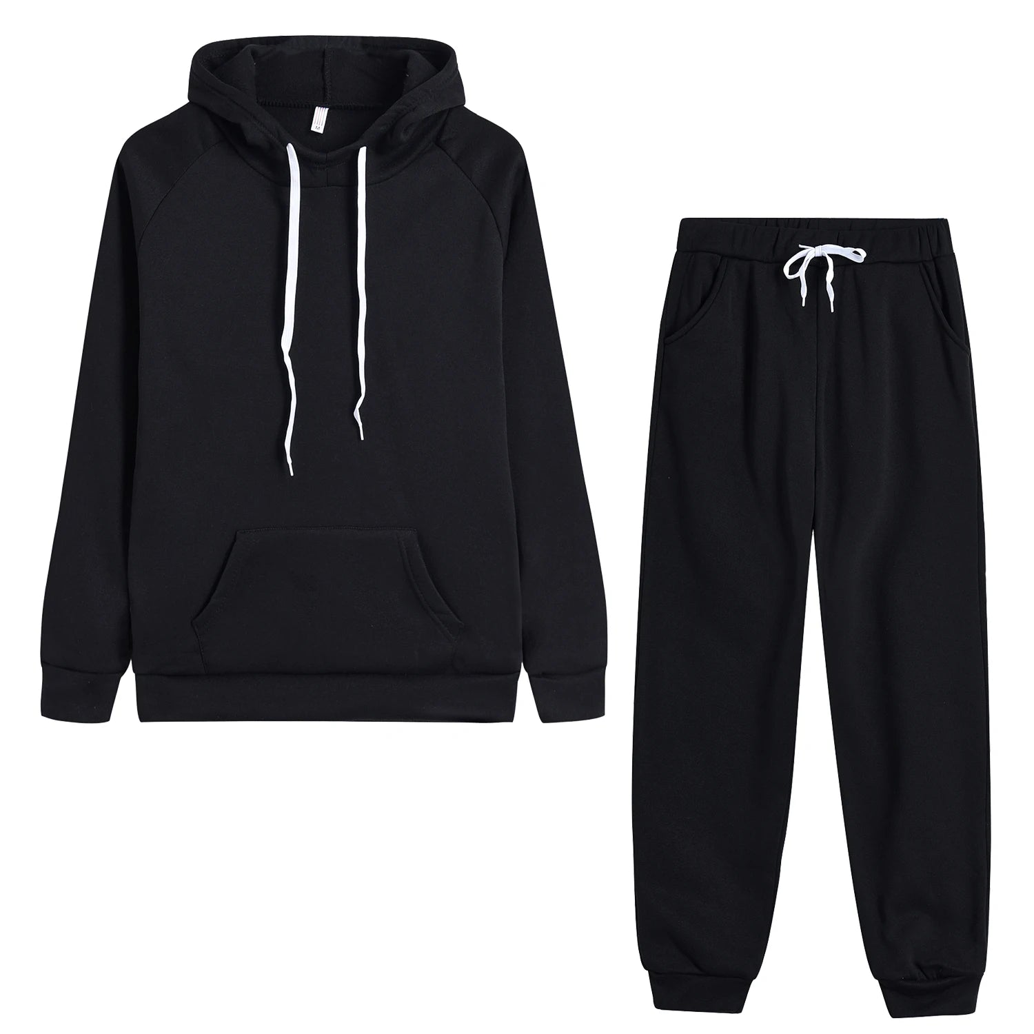 Autumn Women's Fleece Tracksuit 2 Pieces Set Pullover Hoodies+Pants Sport Suit Female Winter Warm Sweatshirt Suit for Woman.