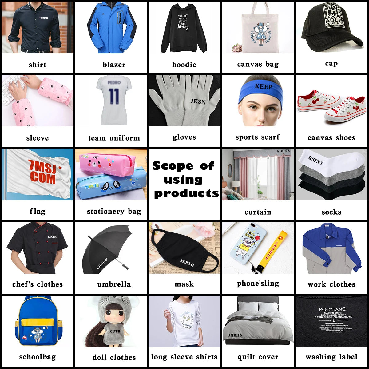 Cartoon Pflanze Blumen Aufkleber Wärmeübertragung PVC Patch Hitzeempfindliche Patches Bügelaufkleber auf Kleidung DIY Applikationen.