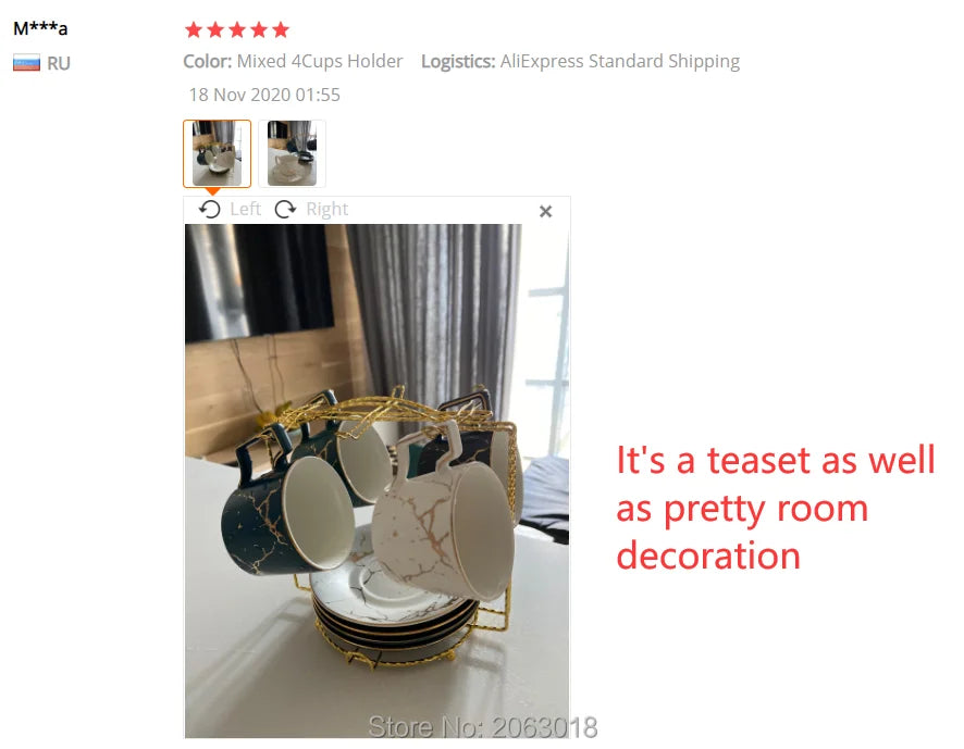 Marble Ceramic Coffee Cup Saucer Spoon Set 200ml Nordic Tea Cup Matt Porcelain Tea Set Advanced Teacup Cafe Espresso Cup