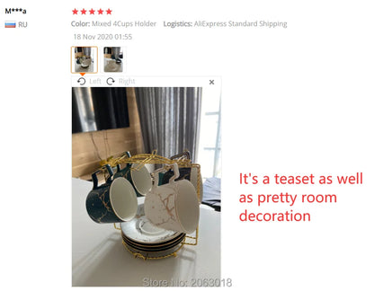 Marble Ceramic Coffee Cup Saucer Spoon Set 200ml Nordic Tea Cup Matt Porcelain Tea Set Advanced Teacup Cafe Espresso Cup