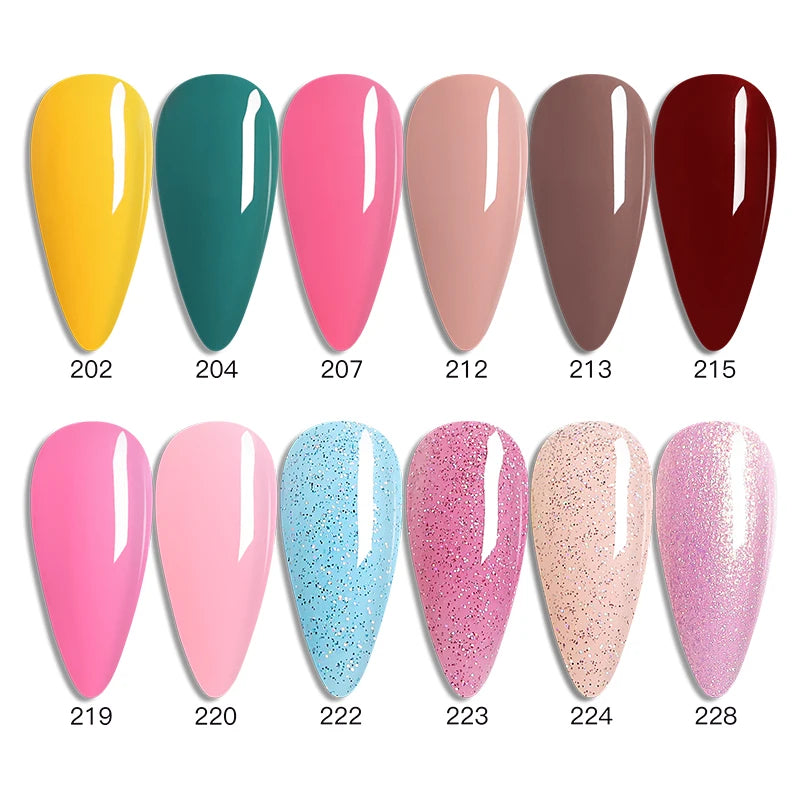 Ibdgel 12 Colors 15ML Nail Gel Polish Nail Accessories Semi-permanent Varnish Nail Art Nail Soak Off LED UV Gel Nail Venalisa.