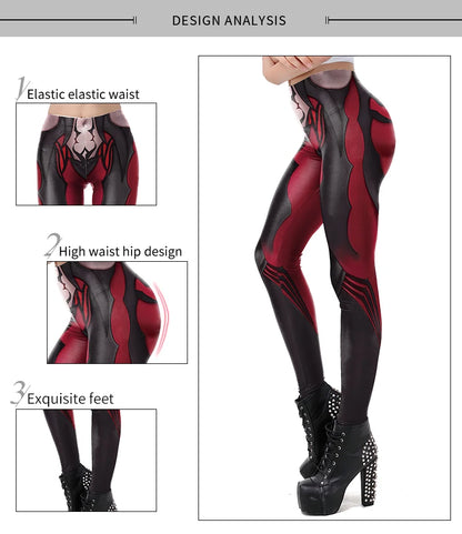 NADANBAO Women Leggings Gothic Style Anime Printed High Quality Leggings Fashion Elastic Pants Sporting Fitness Yoga Pants.