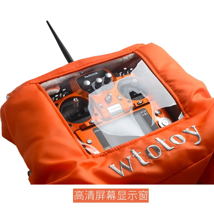 FPV Remote Control Warm Gloves Outfield Warm Cover Transmitter Shield Hand Protector Winter Outdoor for FPV RC AT10II AT9S Drone