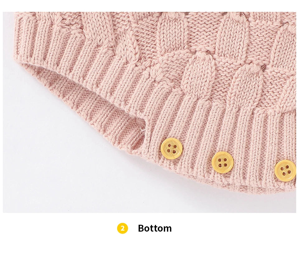 Baby Bodys Kleidung Fashion Solid Strick Neugeborenen Bebes Körper Anzüge Tops für Infant Jungen Mädchen Overalls Outfit Ein Stück Tragen.