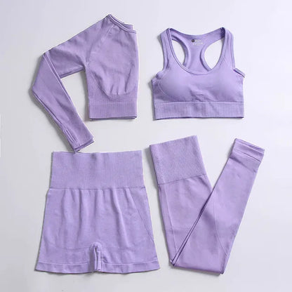 2022 Seamless Yoga Set Workout Clothes for Women Sport Set Outfit Fitness Clothing Gym Clothes Women Set Leggings Sportswear
