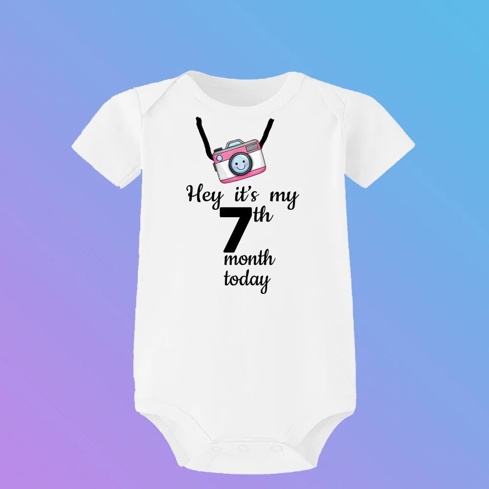 Monatlicher Meilenstein-Baby-Wachstums-Body, cooler Junge, 1–12 Monate, Einteiler, Babyparty, Geschenk, Monatsbilder, monatliche Overall-Kleidung