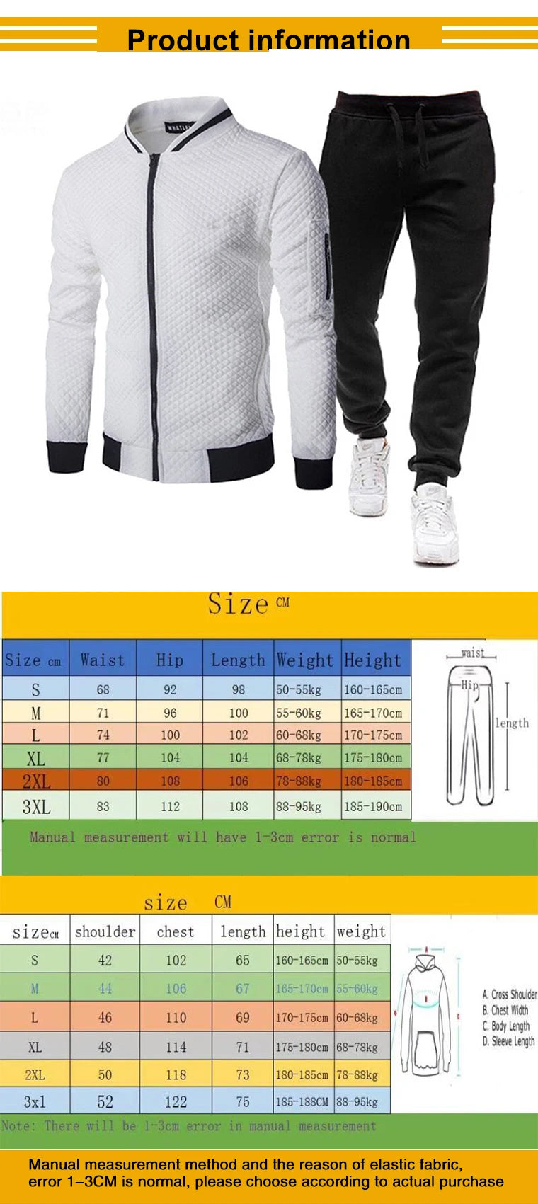 Mens Tracksuit Set Two Piece Tracksuit Men Sports Wear Fashion Colorblock Jogging Suit Autumn Winter Men Outfits Gym CLothes Men.