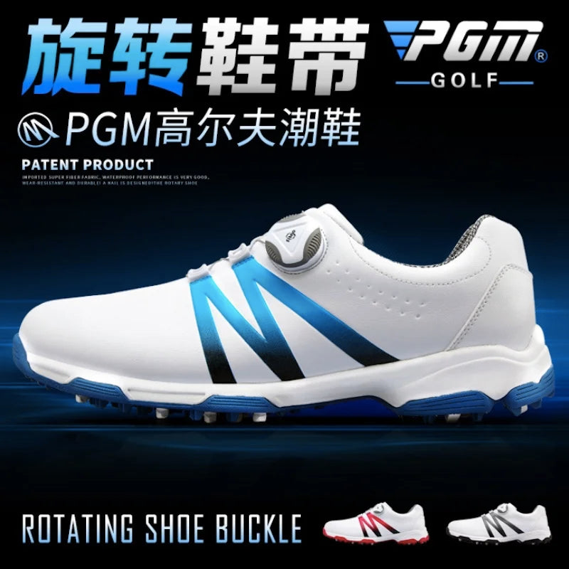 PGM Golf Sports Men's Shoes Waterproof Fashion Casual Sneakers Quick Lacing Breathable Non-Slip XZ101 Wholesale.