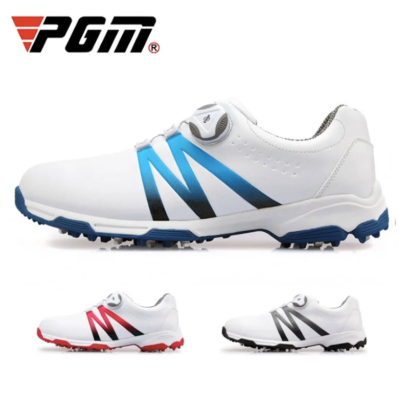 PGM Golf Sports Men's Shoes Waterproof Fashion Casual Sneakers Quick Lacing Breathable Non-Slip XZ101 Wholesale.