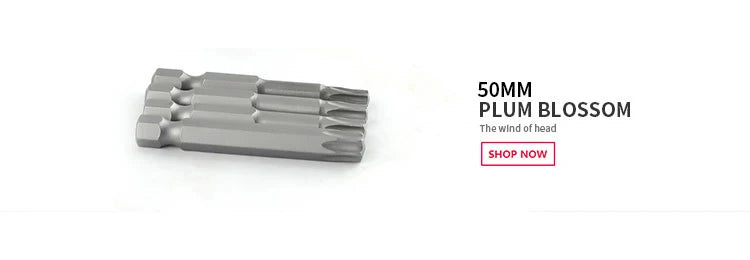 100mm Länge Torx Elektrische Schraubendreher Bit Sets S2 Harte Pflaume Kopf Wind Charge Bits Elektrische Bohrer Charge T8 T10 t20 T25 T30 T40