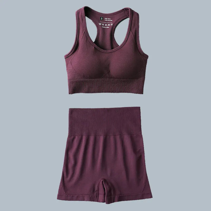 2/3/4pcs Seamless Gym Set Sport outfit Suits for Fitness Clothing Yoga Set For Women Sportswear Yoga Clothes Woman Active Wear