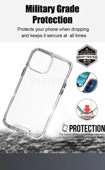 Clear Case For iPhone 17 16 Pro Max 17 Air Case 16 15 14 13 12 11 Pro Max Case For Magsafe for iPhone16 Plus Luxury Cover Cases.