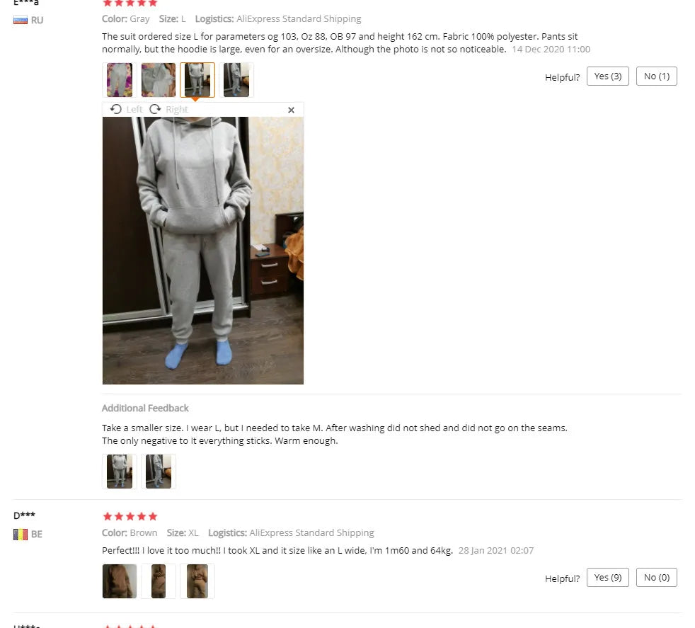 2022 new Womens Oversized Tracksuit Warm Fleece Suits Hoodies Tops Casual Sweatshirts Jogging Pant Outfits Sweatpants.