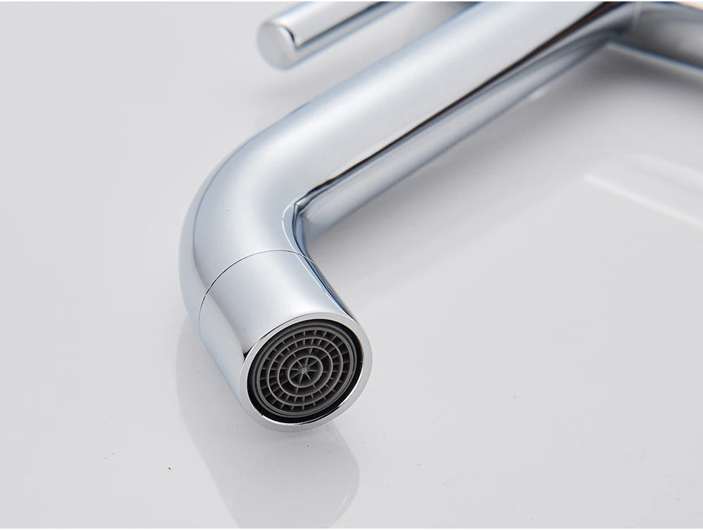 Black Basin Faucet Bathroom Washbasin Water Mixer Tap Hot Cold Water Basin Sink Tap Bathroom Faucet Tap Brushed Gold Faucet