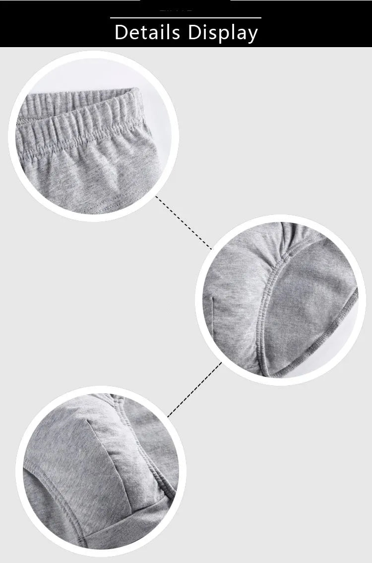 8PCS Herrenhöschen Man Undrewear Boxershorts Herren Innen Atmungsaktiv Große Größe 100% Baumwolle