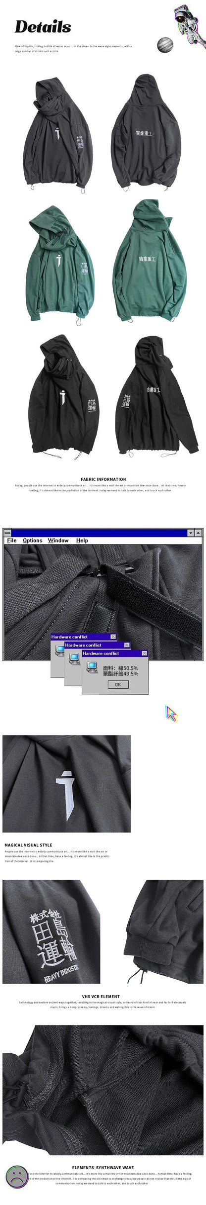 women/Men's clothes Harajuku Sweatshirt hoodie sweater loose hip hop Plush hooded Pullover Jacket autumn winter Japanese tops.