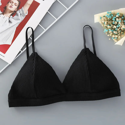 Padded Bras For Women Push Up Brassiere Sexy Lingerie 1/3 Cup Cotton Bralette Female Non-wire Seamless Underwear Comfy Intimates.