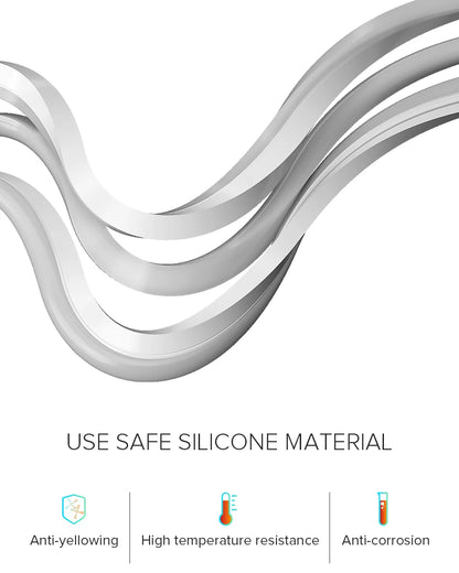 WS2812B WS2811 Neon Sign Tube SK6812 RGBW LED Strip Light Silica Gel 1m 2m 3m 4m 5m Flexible Neon Soft Lights Tube for Outdoors.