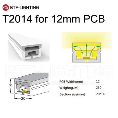WS2812B WS2811 Neon Sign Tube SK6812 RGBW LED Strip Light Silica Gel 1m 2m 3m 4m 5m Flexible Neon Soft Lights Tube for Outdoors