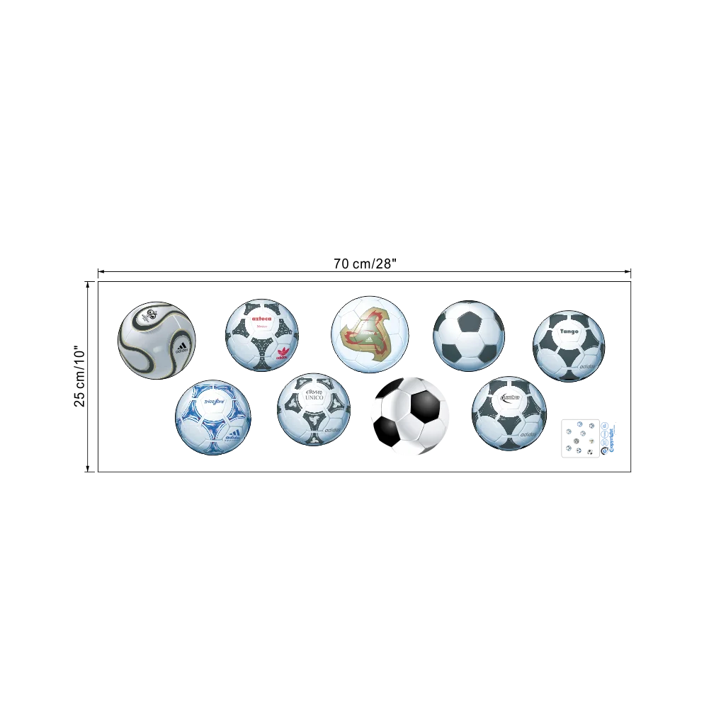 Creative Football PVC Wall Sticker Soccer Personalized Name Wall Decals For Kids Boys Room Mural Bedroom Decor Poster Art.