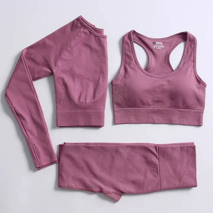 2022 Seamless Yoga Set Workout Clothes for Women Sport Set Outfit Fitness Clothing Gym Clothes Women Set Leggings Sportswear