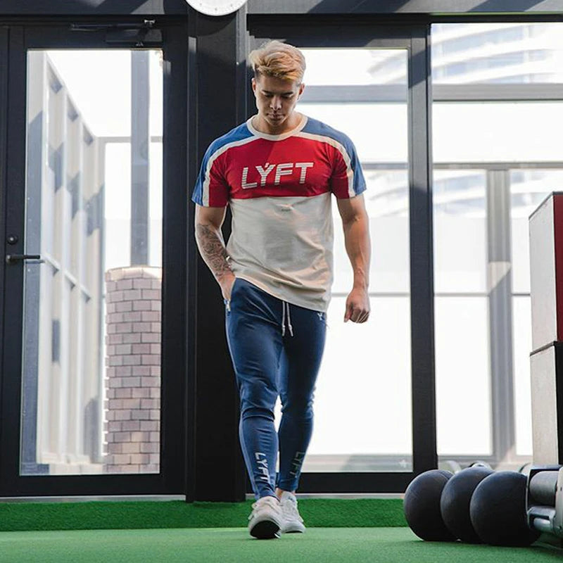 LYFT PIPING STRETCH HOSEN Herren Jogginghose Laufsport Jogging Hosen Männer Hosen Trainingsanzug Gym Fitness Bodybuilding Männer Hosen.