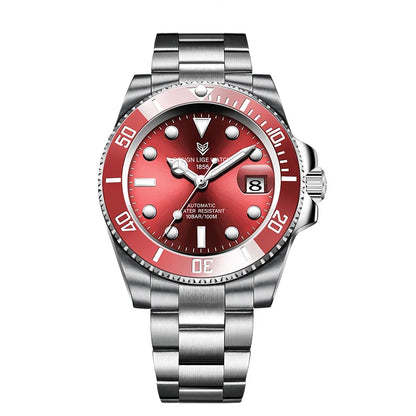 LIGE Women Watches Mechanical Watch Luxury Bracelet Wrist Wristwatch Elegant Ladies Automatic Date Clock Watch Relogio Feminino