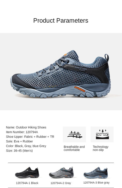 HUMTTO Sommer Wandern Turnschuhe Schuhe für Männer 2021 Atmungsaktive Outdoor Trekking Sport Herren Wasser Schuhe Klettern Walking Mann Schuhe