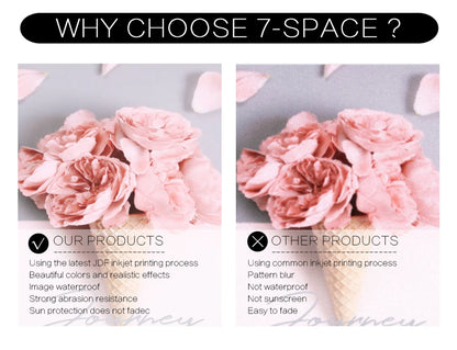 Pink Cherry Blossom Tulip Bicycle Flower Nordic Posters Ferris Wheel Wall Art Print Canvas Painting Living Room Home Decoration.