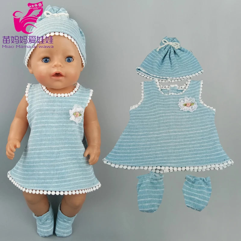 40 cm reborn baby doll bathrobe for 17 inch bebe doll clothes children gift toys wear