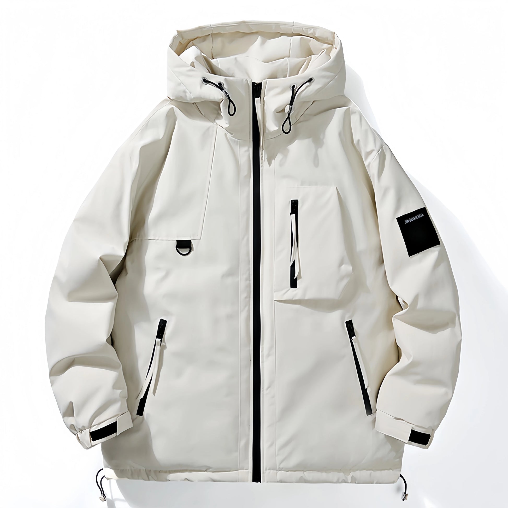 Wholesale Unisex Jackets, Outdoor Winter Waterproof Sports Waterproof Hooded Hiking Casual Zipper Multi Pocket Men's Down Jacket.