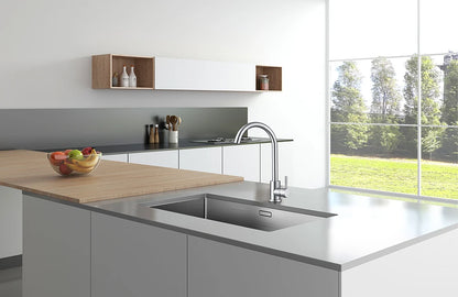 Black Kitchen Faucet Stainless Steel Kitchen Mixer Single Handle Single Hole Kitchen Faucet Brushed Nickle Mixer Sink Tap