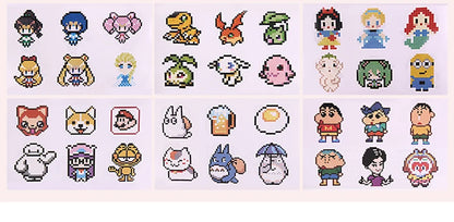 72 colors 24 colors 2.6mm Perler Fuse beads Iron beads Kit Hama beads 3D Puzzle DIY Toy Kids Creative Handmade Craft Toy Gift.