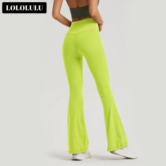 Nuls Young Series High Waist Women Yoga Pants Custom Leggings Bell-Bottoms Yoga Pants