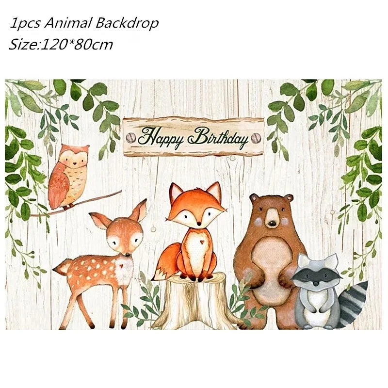 1–12 Monate Foto-Banner, Wald-Foto-Banner, alles Gute zum Geburtstag, Party-Dekoration, Babyparty, 1. Geburtstag, Junge, Mädchen, 12-Monats-Foto-Banner.