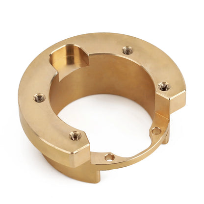 INJORA Heavy Brass Counterweight Portal Drive Housing Bumper Holder Axle Mount for RC Crawler TRX4 TRX-4 TRX6 Upgrade Parts