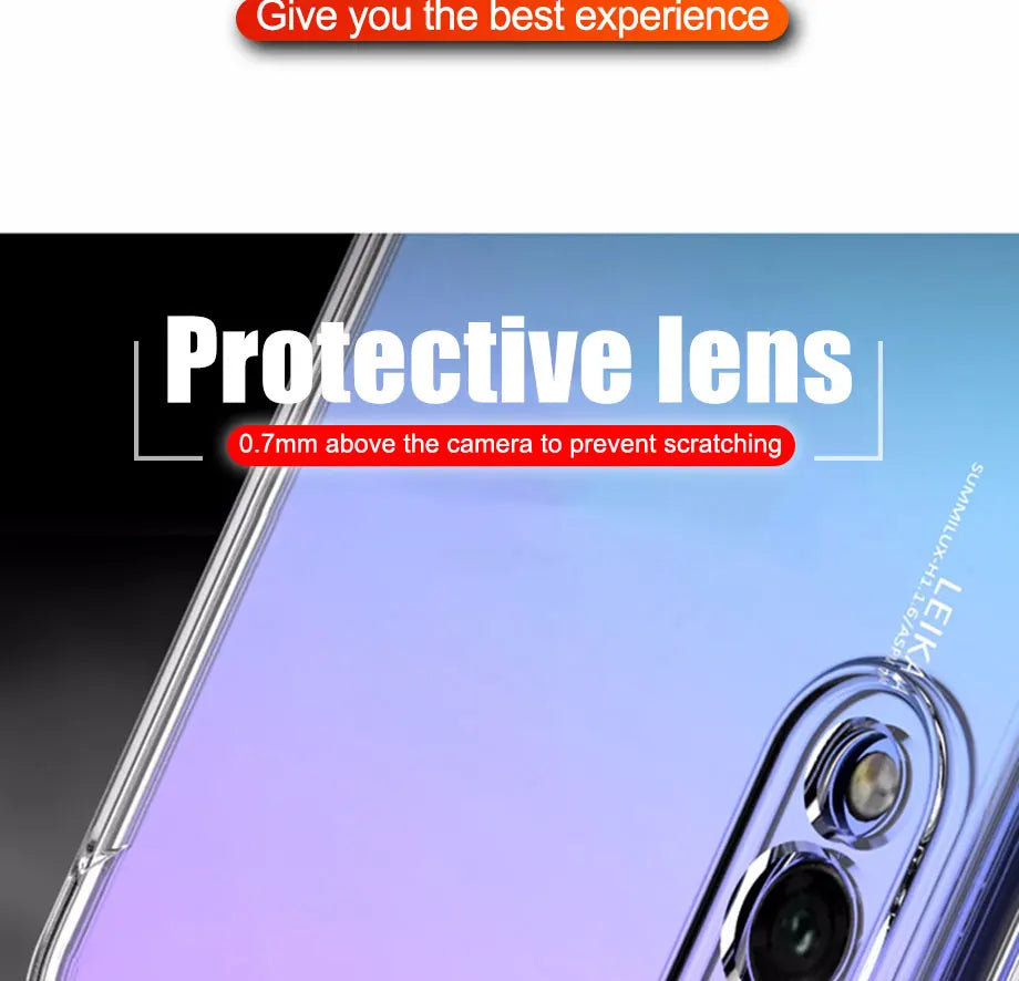 Luxury Soft Case For Huawei P20 P30 Lite Pro Protective Transparent Case Mate 20 30 Lite Honor 20 Lite pro Silicone Back Cover.