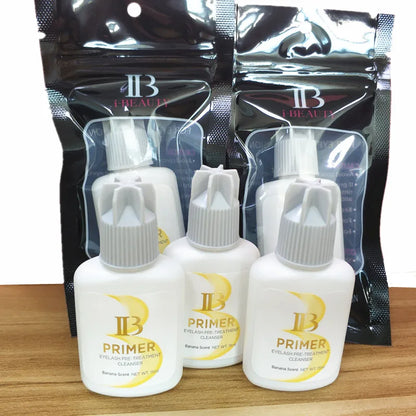 15ml ibeauty Primer for Eyelash Extensions Glue Application Korea Professional Clear Primer Makeup Tool 10 bottles.