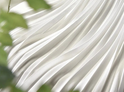 Brand Designer Women Spring Autumn Elegant Chic Solid Pleated Skirt High Waist Luxury Fashion With Elastic Female C-035.