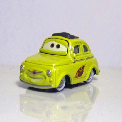 Cars Disney Pixar Cars 2 3 Toy Lightning McQueen Mater Sheriff Alloy Metal Model Car 1:55 Metal Toys Vehicles Boy Children Gifts