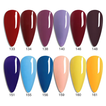 Ibdgel 12 Colors 15ML Nail Gel Polish Nail Accessories Semi-permanent Varnish Nail Art Nail Soak Off LED UV Gel Nail Venalisa.