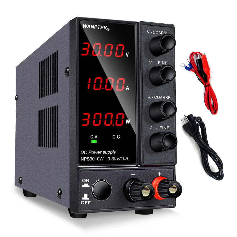 Adjustable DC Power Supply 30V 10A Voltage Regulator LED Digital lab Stabilizer Switching DC Power 60V 5A Bench Source 120V 3A.
