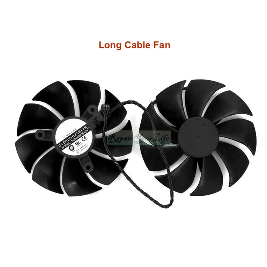 VGA Graphics Card Fans for EVGA GeForce RTX 2060 XC Ultra Gaming 6GB GDDR6 Dual HDB 06G-P4-2166-KB PLA09215S12H PLD09220S12HS.