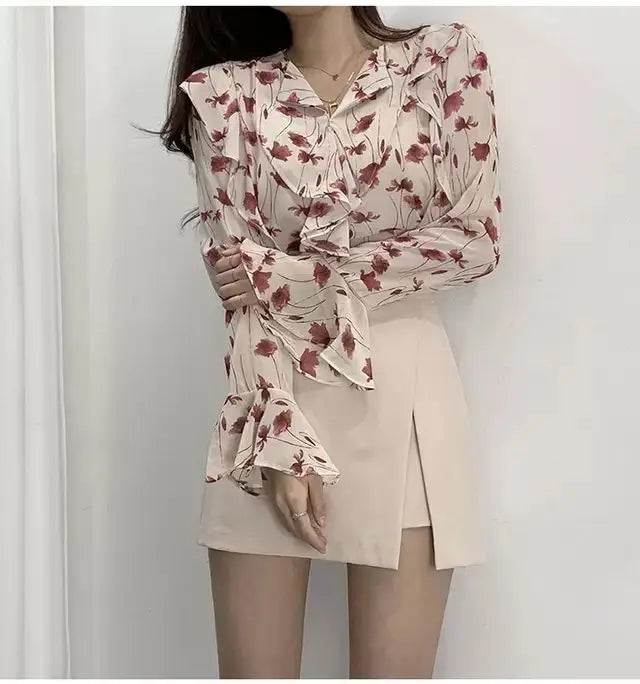 Mini Skirts Women Irregular Solid Side-slit Stretchy Korean Style Trendy Chic OL High Waist Female Bottom Popular Spring Autumn